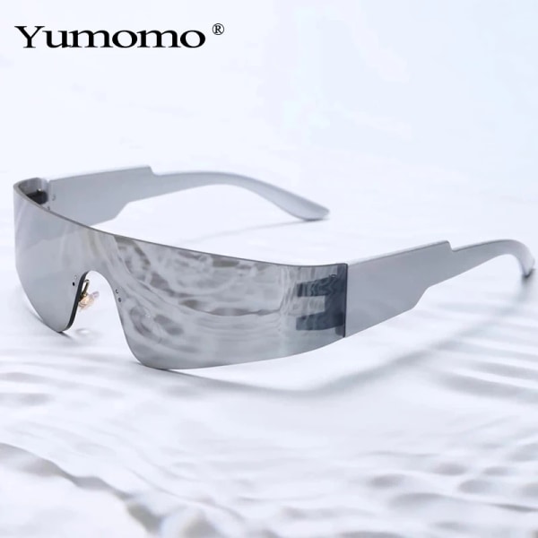 NYA Sporttrender Goggles Solglasögon Kvinnor Män Mode Punk Glasögon Y2k Glasögon Märke Designer Spegel Sport Glasögon Glasögon C4 As Shown