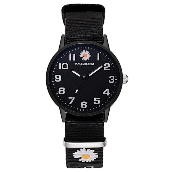Watch Nylon Daisy Flowers Damarmbandsur Modeklockor Set Quartz Clock s relogio feminino watch 3