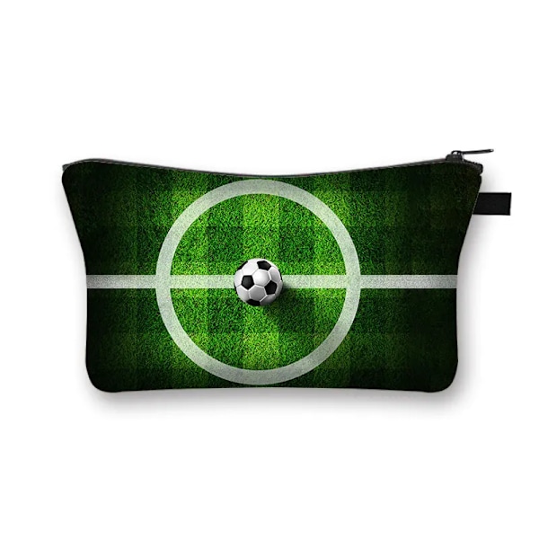 Cool fotbolls-/fotbollsmode förvaringsväska Kvinna Kosmetikväska Organizer Bärbar sminkväska för resor Tonåring Pojke Present shzbzhuqiu30