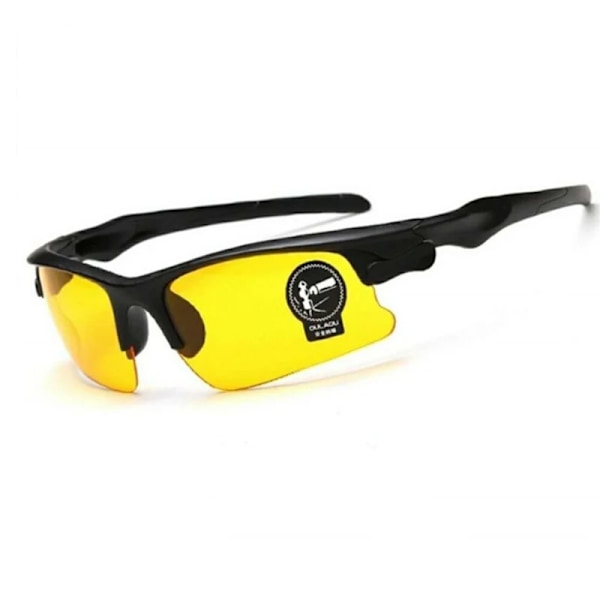 Cykelsolglasögon Unisex ventilerade glasögon Ögonskydd Vinddammtäta glasögon utomhussport UV-skyddande antistänk Ciclismo Yellow-D