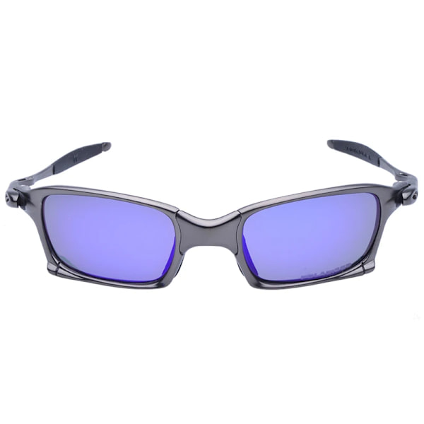 MTB Man Polarized Solglasögon Cykelglasögon UV400 Fiskesolglasögon Metall Cykelglasögon Cykling Glasögon Ridglasögon A1-1 Red