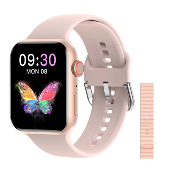 41mm HW68 mini Smartwatch Dubbelt klockband watch Series 8 Voice intercom urtavla Album SOS alarm Watch fitness pink Original HW68 mini