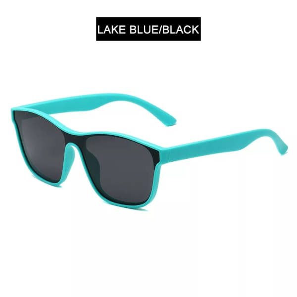 HOOBAN 2023 New Square Polarized Solglasögon Män Kvinnor Mode Fyrkantiga Man Solglasögon Märkesdesign Endelad linsskydd UV400 Lake Blue Black Polarized
