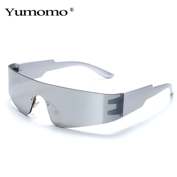 NYA Sporttrender Goggles Solglasögon Kvinnor Män Mode Punk Glasögon Y2k Glasögon Märke Designer Spegel Sport Glasögon Glasögon B2 As Shown
