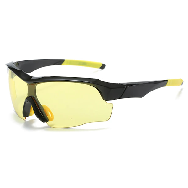 Män Cykling Solglasögon UV400 Skydd Vindtät väg Ridning Glasögon Män Kvinnor Sport Glasögon Glasögon För Utomhus Run Vandring yellow