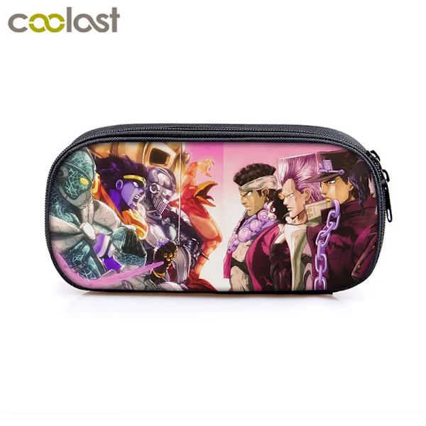 Anime Jojo Bizarre Adventure / Killer Queen Kosmetikfodral Pennhållare Pojkar Flickor Stationär väska Skolmaterial Case dqbbjojo27