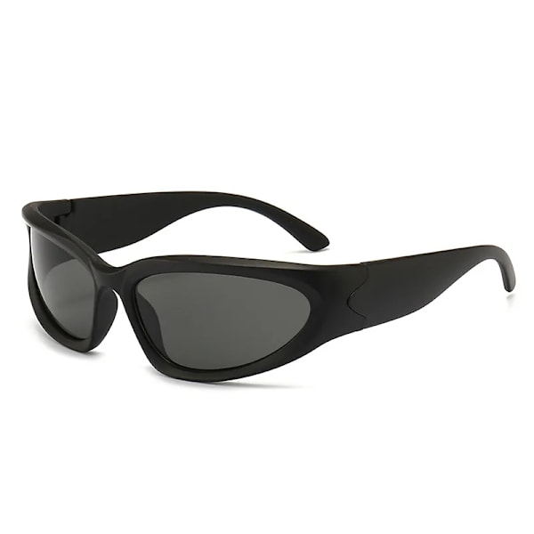Nya Y2K Sports Punk Solglasögon Dam Märke Designer Fyrkantig Goggle Herr Lyxiga solglasögon UV400 Färgglada spegel Modeglasögon C1 As shown in figure