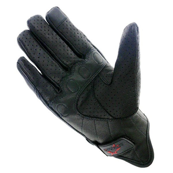 Motorcykelhandskar Läder Touch Herr Äkta Getläder Sport Cykelhandske Motorcykel Racing Guantes De Moto Luvas De Motocicleta No-perforated M