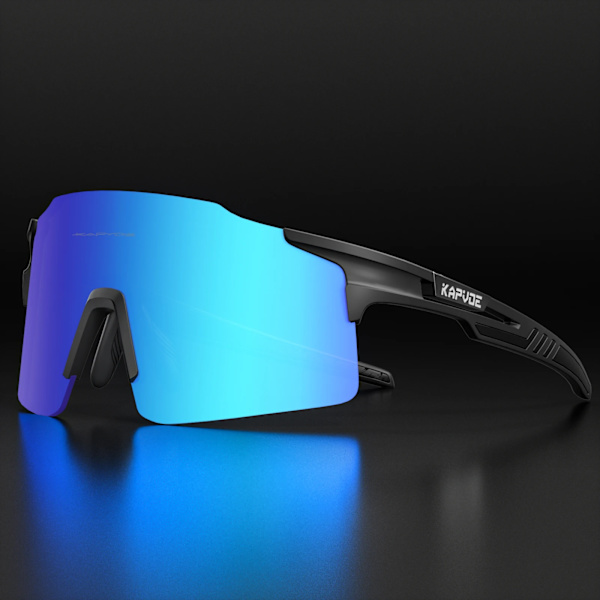 Kapvoe Polarized Cykel Cykelglasögon Utomhussport Solglasögon Fiskeglasögon Nya Män Kvinnor MTB Cykelridning Vandring Glasögon PGXC-KE-X27-2LENS-02 2 lens