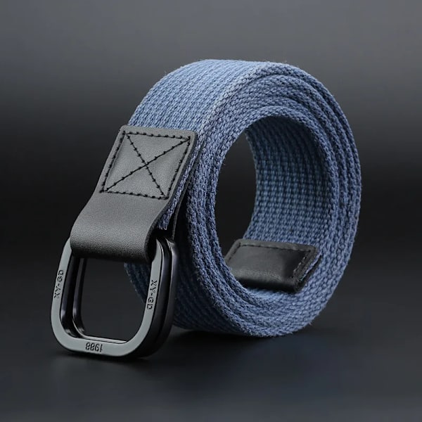 3,8 cm Enkel canvas herrbälte Mode förtjockat vävt utomhussport Slitbeständigt verktyg Enfärgat bälte hona Type 4 110CM