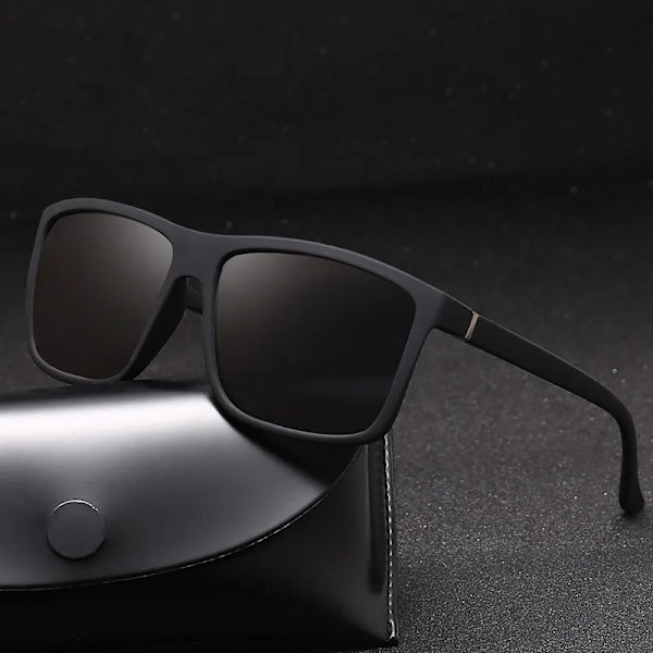 2023 Solglasögon herr Klassiska fyrkantiga solglasögon Brand Design UV400 skydd Shades oculos de sol hombre glasögon Driver Gradient Gray MULTI