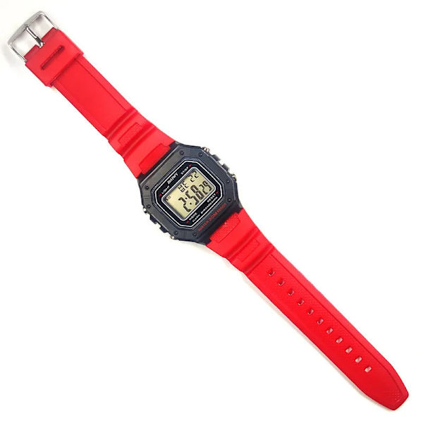 Mode män Digitala armbandsur Sport Army Green Herrklockor Lyx LED Elektronisk klocka Vattentät fyrkantig urtavla Reloj Hombre Red