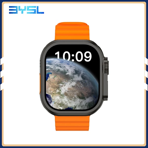 BYSL Ultra Smart Watch Series 8 Answer Call 1:1 49mm IP09 Ultra Smartwatch Sport Trådlös Laddning Herr Dam PK KD99 S8 W69 black orange IP08 ULTRA