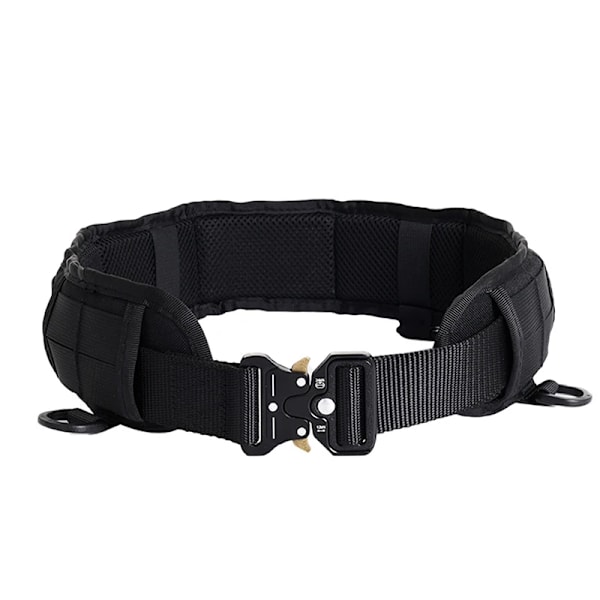 Arméstil stridsbälten Quick Release Taktiskt bälte Mode Män Canvas Midjeband Utomhus Jakt Kamouflage Midjerem 2021 Nytt black 125cm