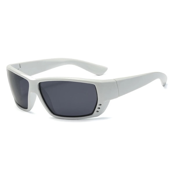 AIELBRO Cykelsolglasögon UV400 Herrsolglasögon Polariserade Lättvikts Cykelglasögon Solglasögon för män Glasögon 2021 White Grey