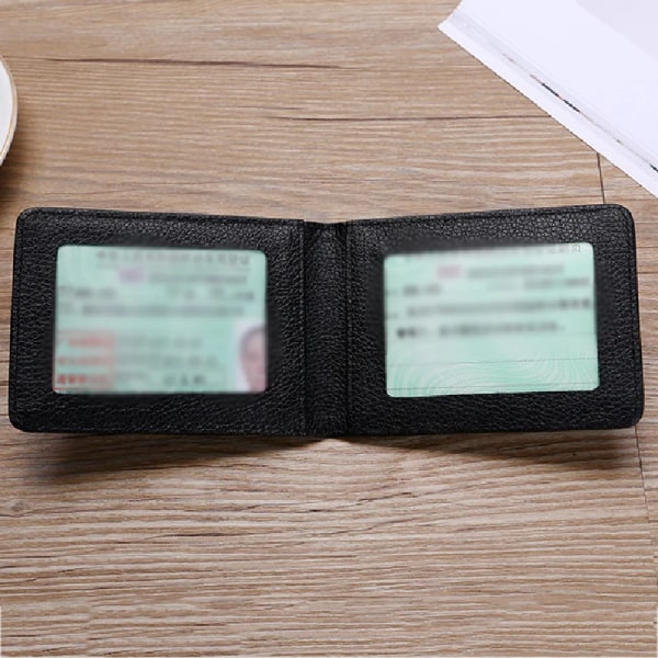 2020 Läder Körkortshållare Cover för bilkörningsdokument Unisex visitkortshållare Pass Certifikatmapp PU-plånbok B1