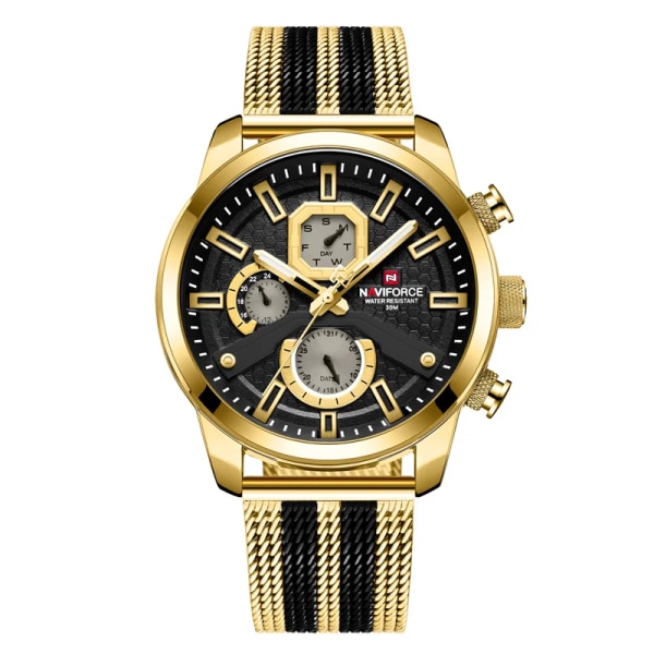 NAVIFORCE 2022 Herrklockor Toppmärke Lyx Casual Quartz Watch Herr Sport Vattentät klocka Luminous Watch Relogio Masculino RGBE-BOX