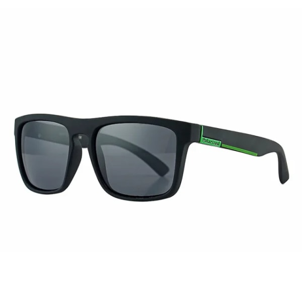 Klassiska polariserade solglasögon Herr Dam Märkesdesign Körning Fyrkantig Båge Solglasögon Man Goggle UV400 Gafas De Sol C10 black green MULTI