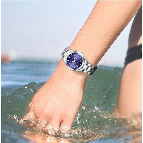 CHRONOS Elegant Watch Lyx Dammodemärke Armbandsur Japan Movement Rostfritt stål Present till kvinnlig flickvän CH2303