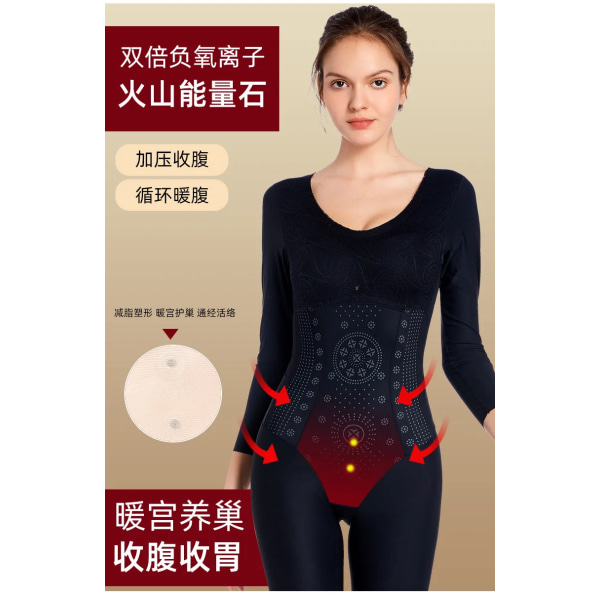 Linbaiway Kvinnor Slim Shape Bodysuits Postpartum Recovery Shapewear Kroppsformande Kläder Magelyftarm Helkroppsunderkläder Type 1 XXXL