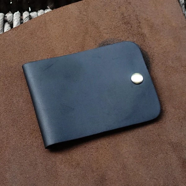 Handgjorda minikort-ID-hållare Kreditkortshållare i äkta läder Man Kvinnor Visitkortshållare Plånbok Porte Carte Case att skydda coffee