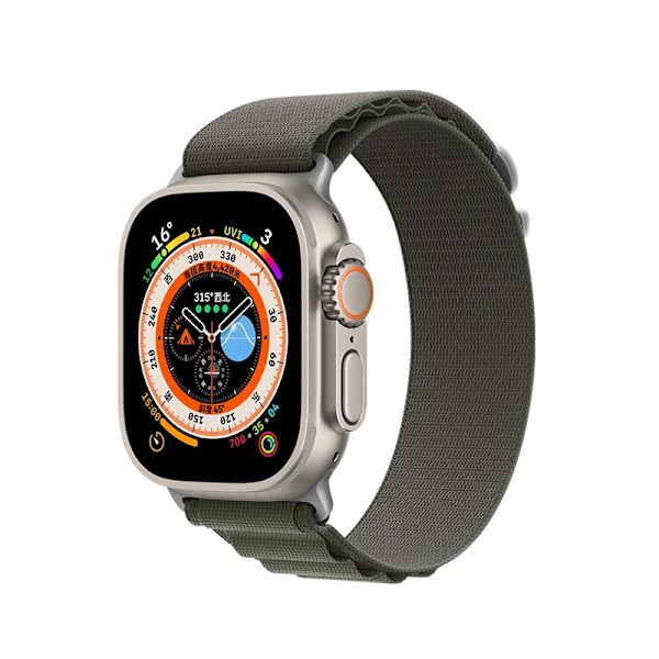 Smart Watch Ultra Series 8 NFC 49mm Smartwatch Herr Dam Bluetooth Call Vattentät Trådlös laddning HD-skärm för Apple GreenGS