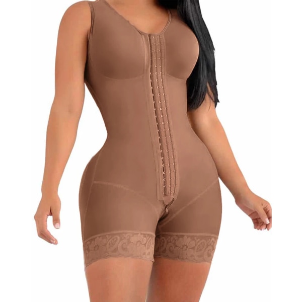 Kvinnors 3-bröst bälte BH Shaper Lace Shaper Slimming Shorts Bodyshaper Kvinnor Hemkläder för kvinnor Orange XXXL