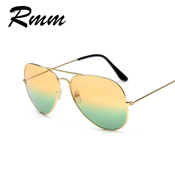 RMM Fashion Solglasögon Dammärke designer metall Reflekterande solglasögon Herr Spegel oculos de sol C3