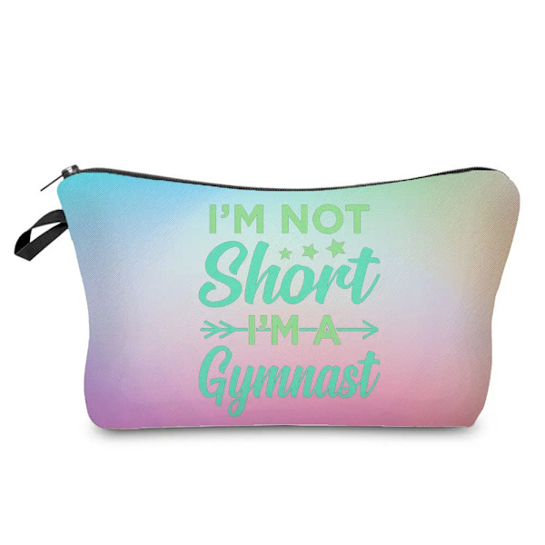 Sminkväska Mode Skollärare Gåva Rytmisk print Kosmetisk väska Originaldesign Kvinnlig Resetoalettartiklar Organizer hz6631 Cosmetic Bag