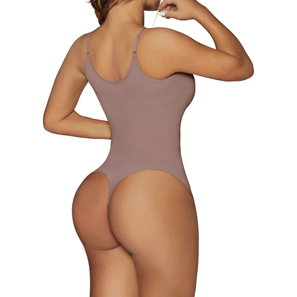 Klänningar åtsittande kläder för kvinnor åtsittande kläder med sömlös formning av stringtrosor i midjan jumpsuit Underkläderkorsett pink XL