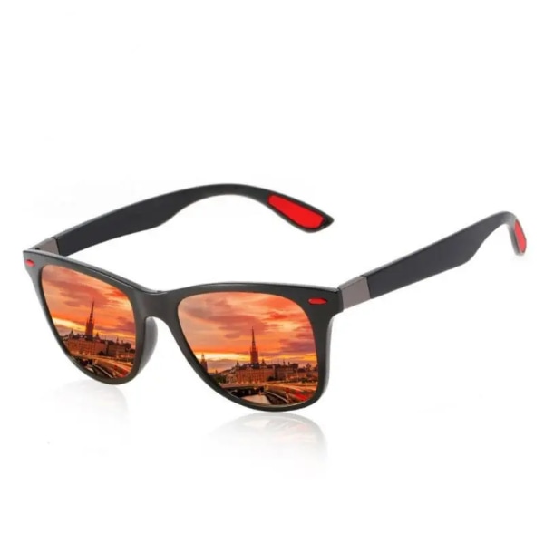 Mode Klassiska polariserade solglasögon Män Kvinnor Fyrkantiga solglasögon Antireflexglasögon Resefiske Cykling Solglasögon UV400 C2 As shows