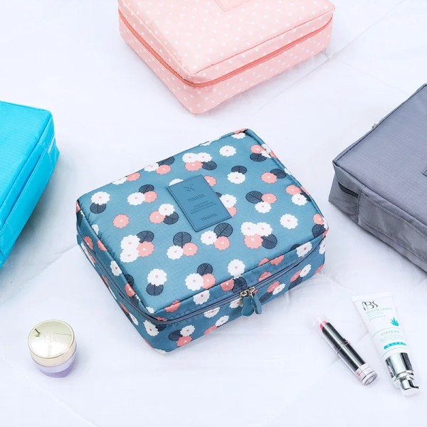 Ny vattentät tvättväska kosmetisk väska Mode multifunktions Oxford reseförvaring sminkväska Flamingo