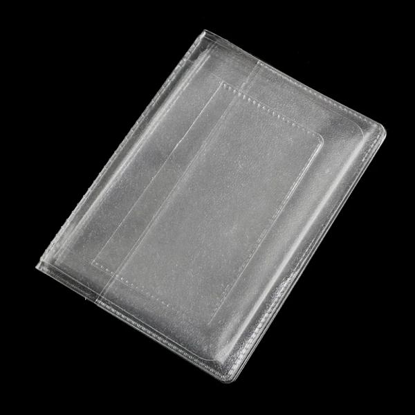 THINKTHENDO 12x9cm PVC Transparent Auto Document Cover Ryska case Skydda Bil ID-kortshållare för män kvinnor