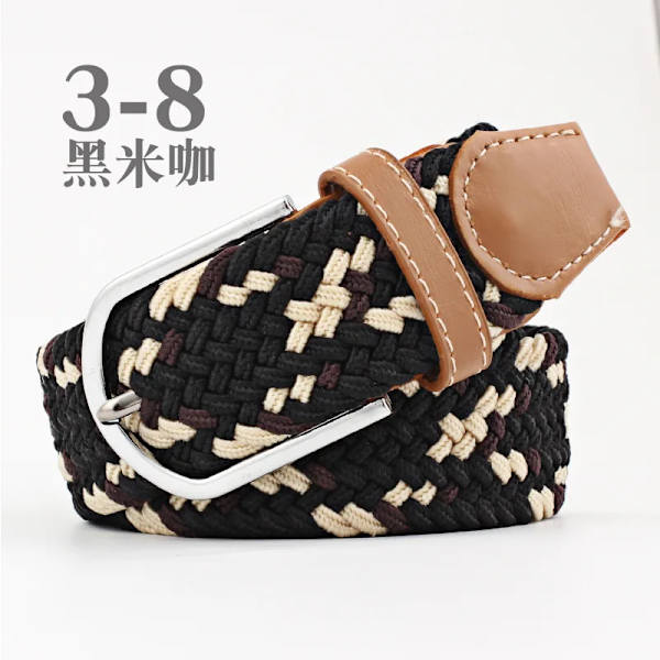Canvasbälte utomhus taktiskt bälte unisex högkvalitativ canvasbälte för jeans Man Lyxiga Casual Straps Ceintures Bälten för kvinnor FB black beige coffe 3.3cmX107cm
