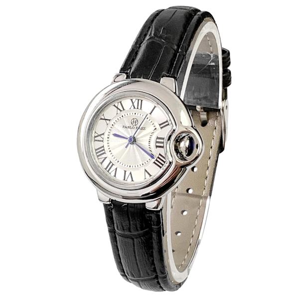 PABLO RAEZ 2023 Nytt toppmärke Lyxmode herrklockor Sportkalender i äkta läder Drop Causla Relogio Masculino Leather Black 28mm