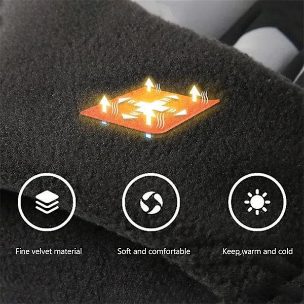 1 Par Reflekterande Lasermönstrade Motorcykelhandskar Vinter Höst Fleece Motorcykelhandske Pekskärmshandskar För Män Kvinnor Gray Touchscreen M