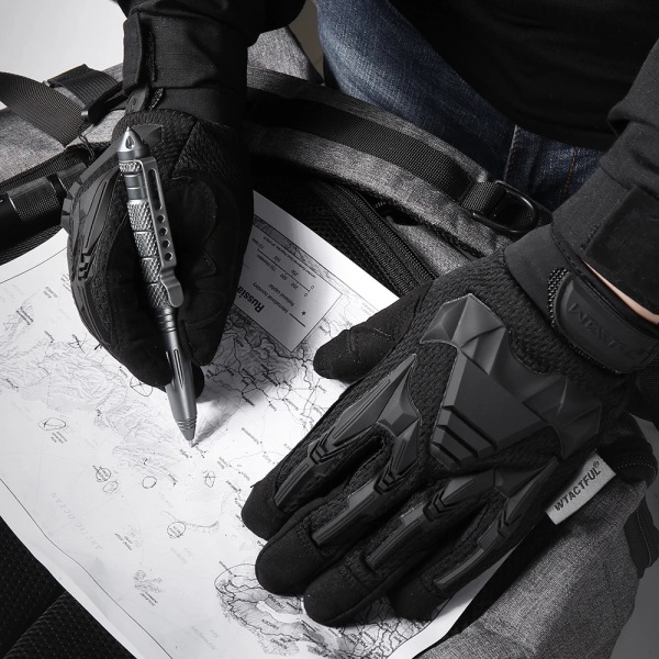 Taktiska Helfingerhandskar Militär Armé Cykling Airsoft Paintball Skytte Jakt Fotvandring Köra Cykel Vantar Stötsäkra män CP L