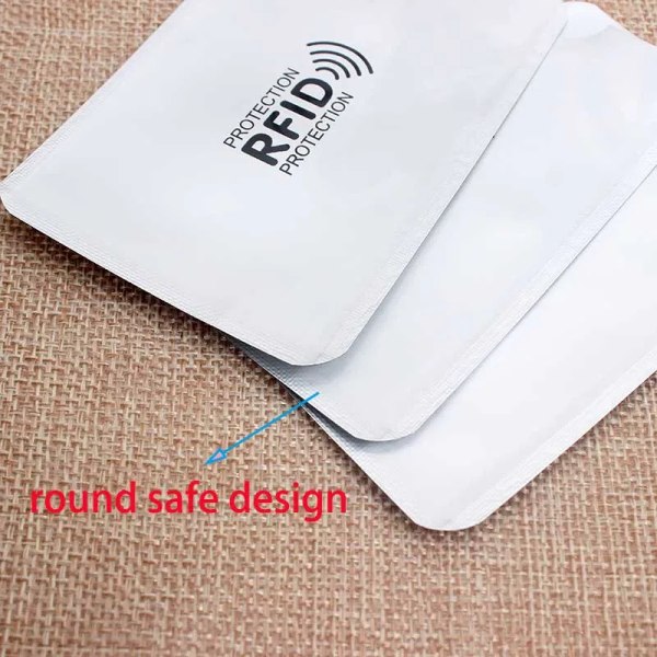 Nyaste Anti Rfid-korthållare NFC-blockerande läsare Lås ID Bankkortshållare Case Metall Case Aluminium 10pcs black
