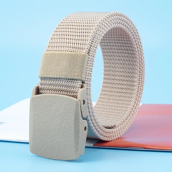 Militär automatiskt spänne för män Nylon Utomhusjakt Multifunktionellt taktiskt canvasbälte Högkvalitativt militärbälte för män Bge 120cm
