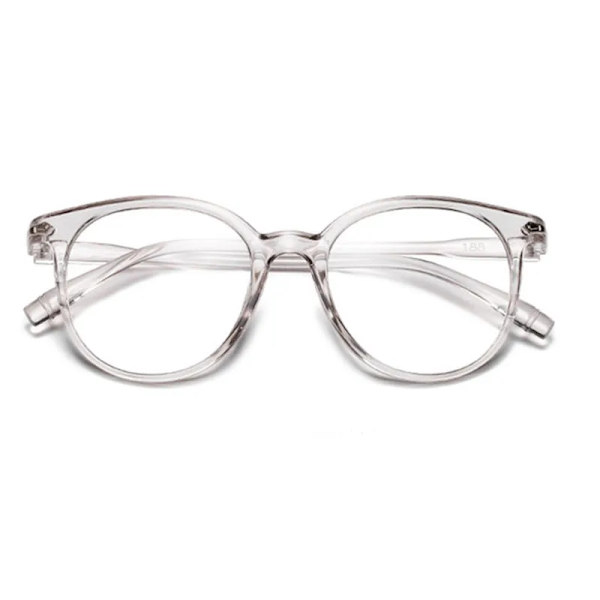 Runda klara linsglasögon Candy Sweet UV400 solglasögon transparenta nya glasögon sommar retro spegelglas modeglasögon gray Other