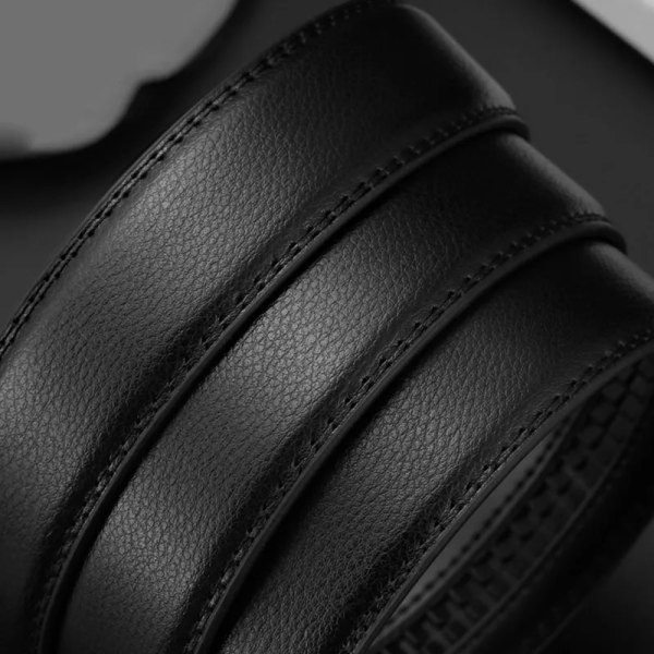 Kända märkesbälte män toppkvalitet äkta lyxdesign läderbälten rem hane metall automatiskt spänne Cinturones Para Hombre RS05-Gold 120cm 35to37 Incn