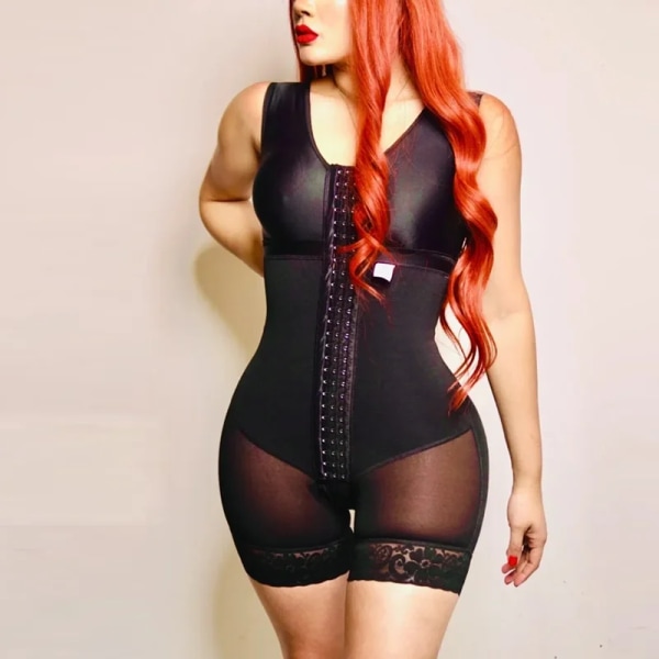 Ärmlös mellanlängd Skims Body Shapewear För kvinnor Magkontroll Fajas Midjeformare Fajas Reductoras Y Modeladoras Mujer Purple L