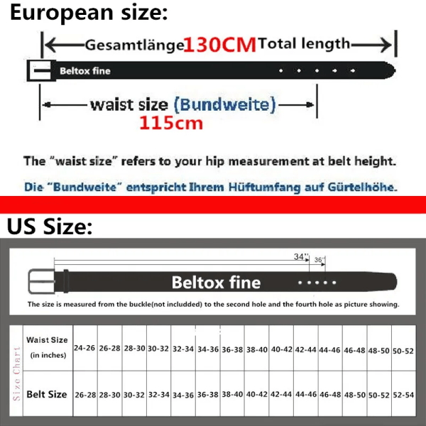 Nytt Grunge Kvinnor Bälte Justerbart hål Grunge Punk Bälten för Kvinnor Alloy Pin Spänne Läderbälte för byxor Klänningar black 100cm