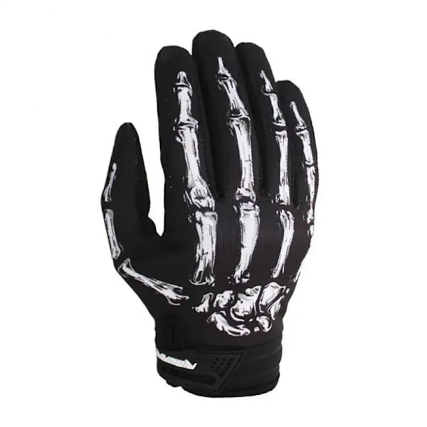 Skeleton Ridhandskar Mode Halkfri Andningsbar Slitbeständig Långfinger Cykel Motorcykel Fitness Utomhussportutrustning green M