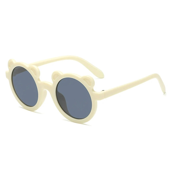 2023 Mode Runda Barn Solglasögon Klassiska Söta Flickor Pojkar Barn Solglasögon UV400 Skyddsglasögon Baby De Sol Gafas A-beige