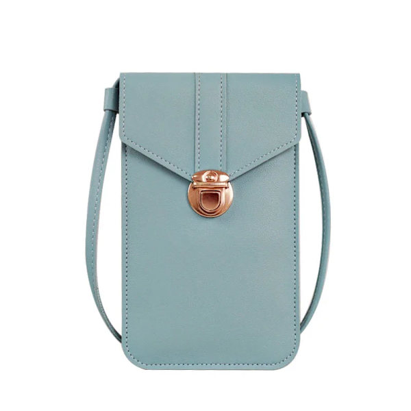 Silver Mobiltelefon Miniväskor Små Clutches Axelväska Krokodilläder Kvinnor Handväska Svart Clutch Handväska Handväska Flik Blue 2