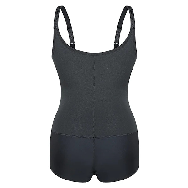 Elasticitet Stickad Dam Magkontroll Shapewear Justerbara remmar Underbyst Korsett Waist trainer Bodysuits Body Shaper L