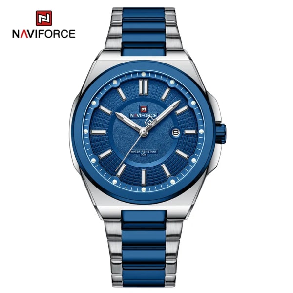 NAVIFORCE 2023 Quartz Watches Herr Lyxmärke Vattentät Sport Rostfritt Stål Lysande Man Armbandsur Relogio Masculino SBE