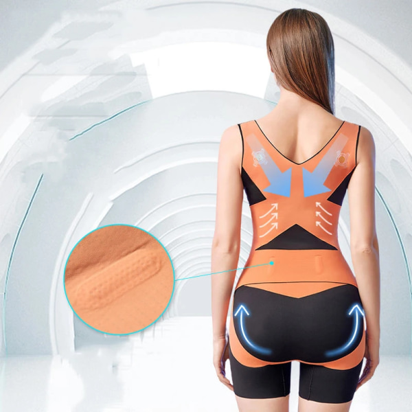 Kvinnor Waist trainer Kvinnlig Bantning Kroppsformare Butt Lifter Underkläder Shapewear Bröstförstärkande Korrigerande Underkläder Korsett black M