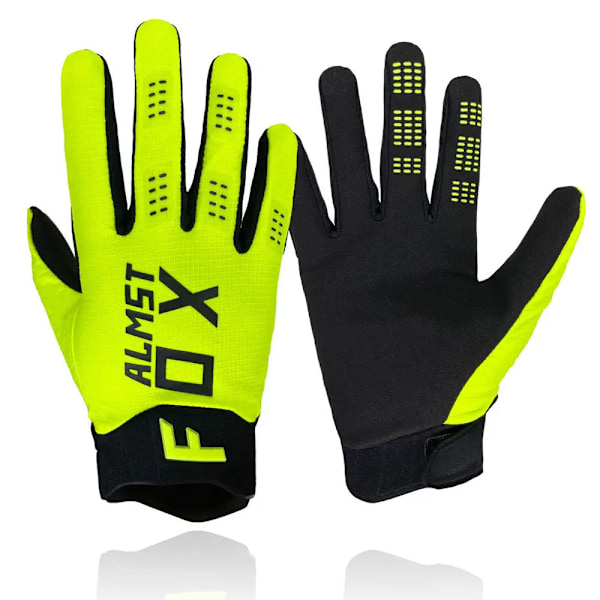 Almst Fox 2022 Defend Motorcykelhandskar för Herr Offroad Downhill MTB Cykelhandskar MX BMX ATV Motocross Racing Guantes 04-Fluorescent M